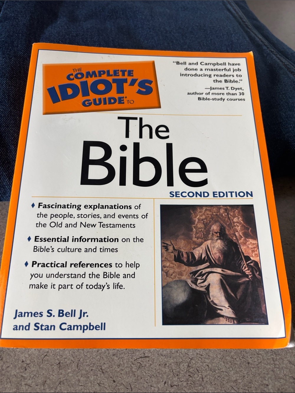 The Complete Idiot's Guide to The Bible - Orange & White Cover